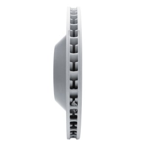 Porsche 911 Brake Rotor (1) - Front Right - R1 Concepts - Drilled Carbon Alloy GeoMET - `13-`19